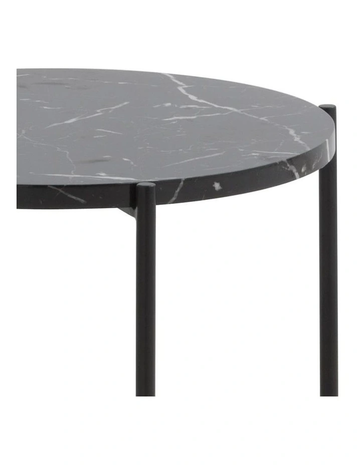 Jaden Side Table Small 45cm Black