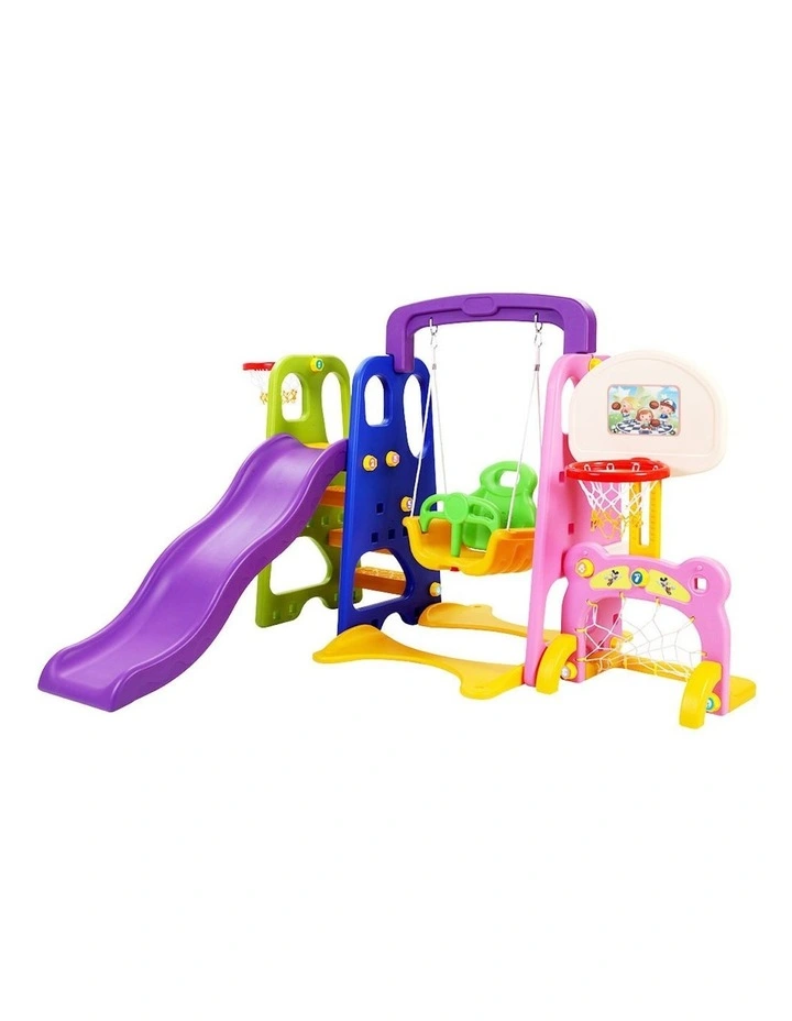 7-in-1 Slide and Swing Set 140cm