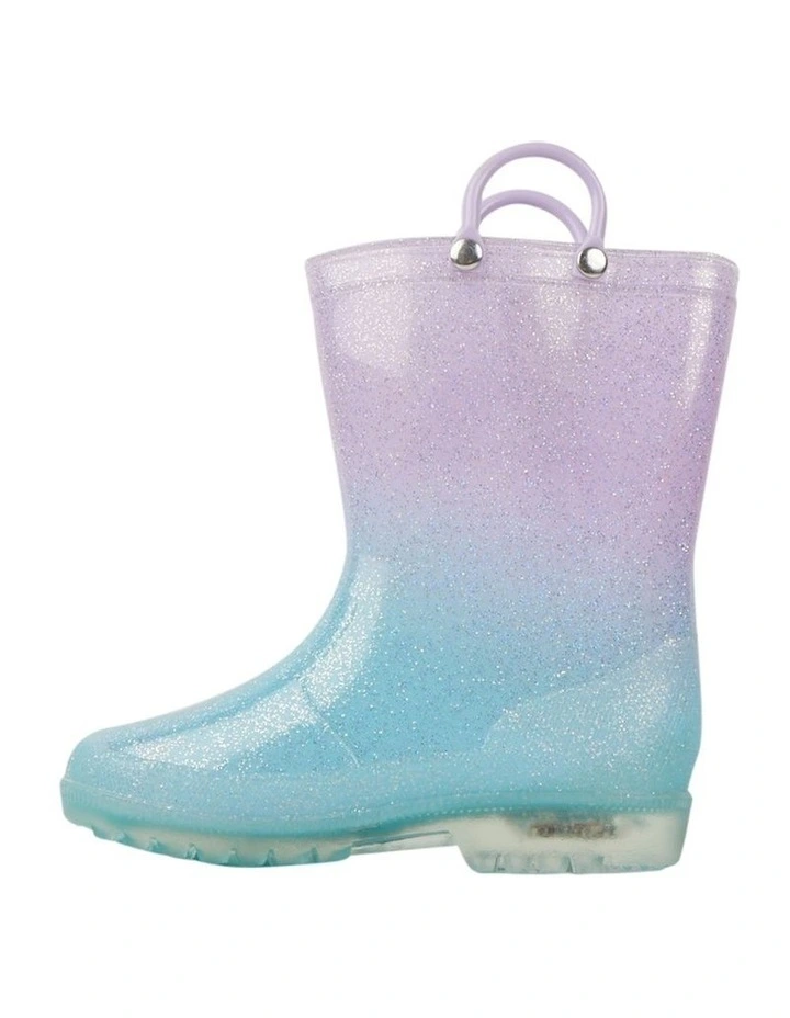 Calli Rainbow Gumboots in Lilac