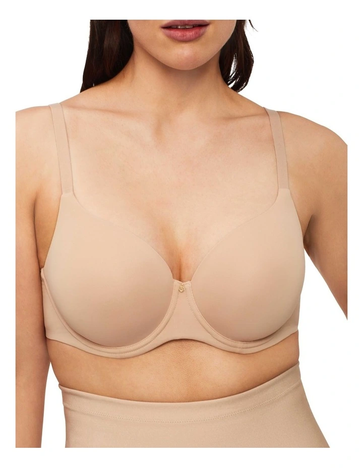 Revive Smooth Full Cup Contour Bra In Warm Taupe