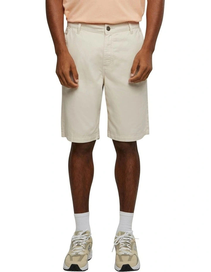 Organic Skater Chino Shorts in Grey