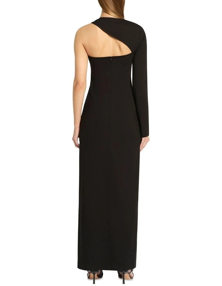 Beyond The Horizon Dress in Black/Gold