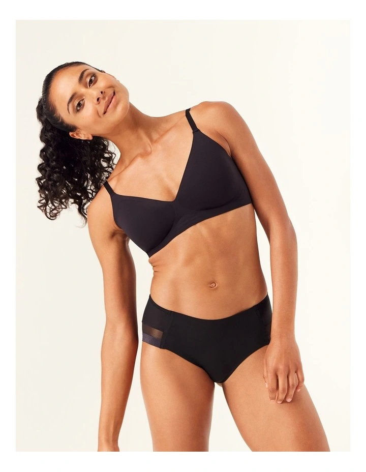Comfit Collection Soft Cup Plunge Bra in Black