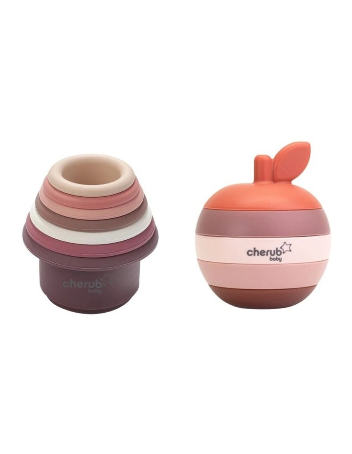 Silicone Stacking Cups and Toys Bundle 1