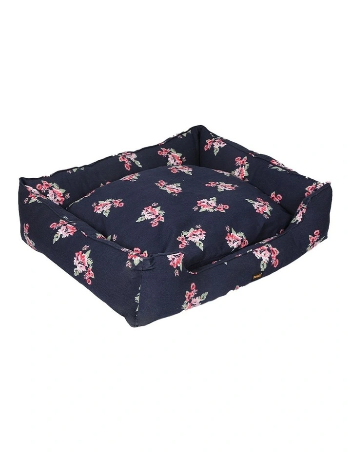 Washable Removable Cover with Double-Sided Cushion Calming Pet Bed XXXL in Navy