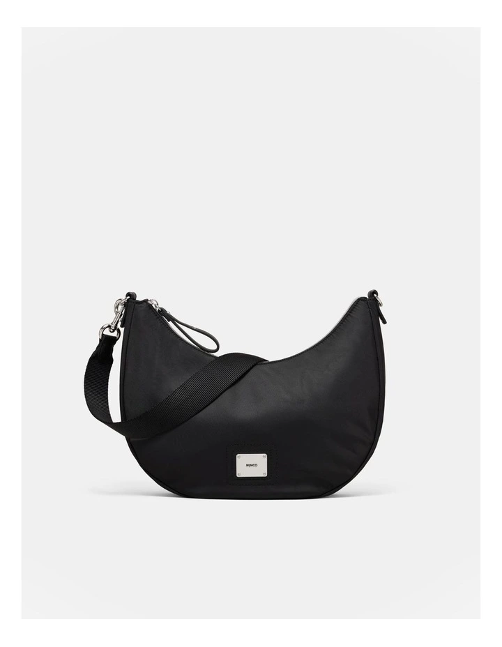 Elements Crossbody Bag in Black Silver