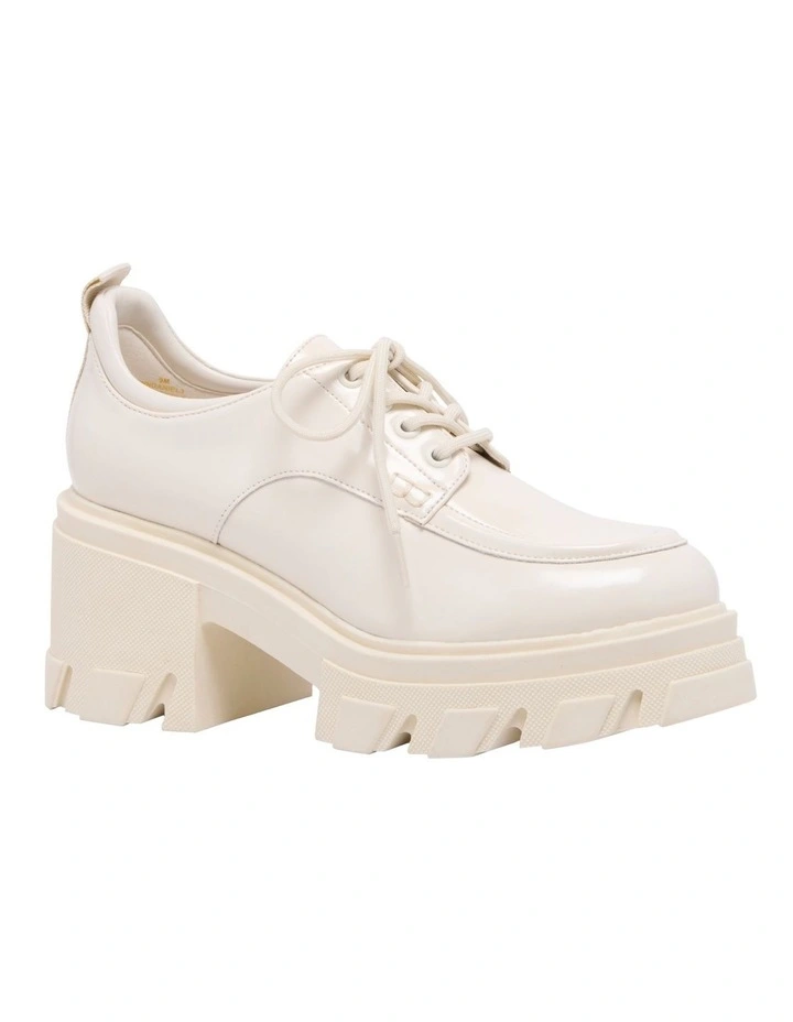 Daniel Platform Loafer in Ivory