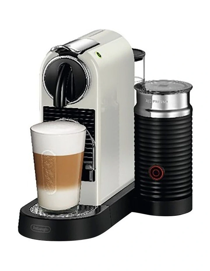 Nespresso Citiz and Milk capsule coffee machine in White