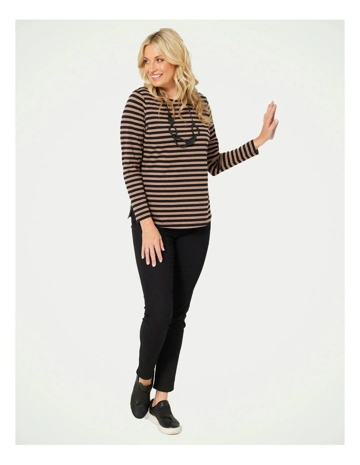 Caz Stripe Top in Multi