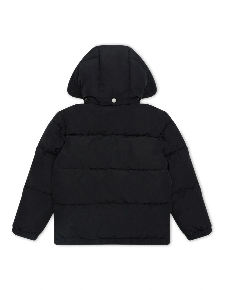 Junior Rochester Puffer Jacket in Black