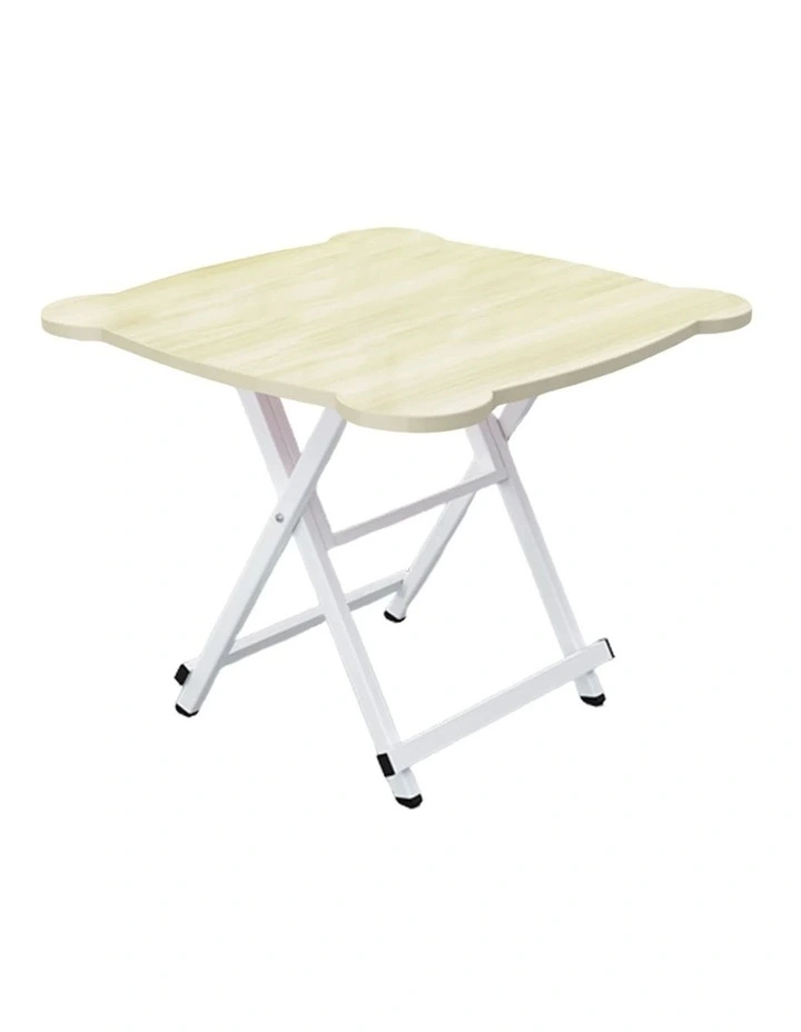 Minimalist Cat Ear Folding Table Stall Desk in White