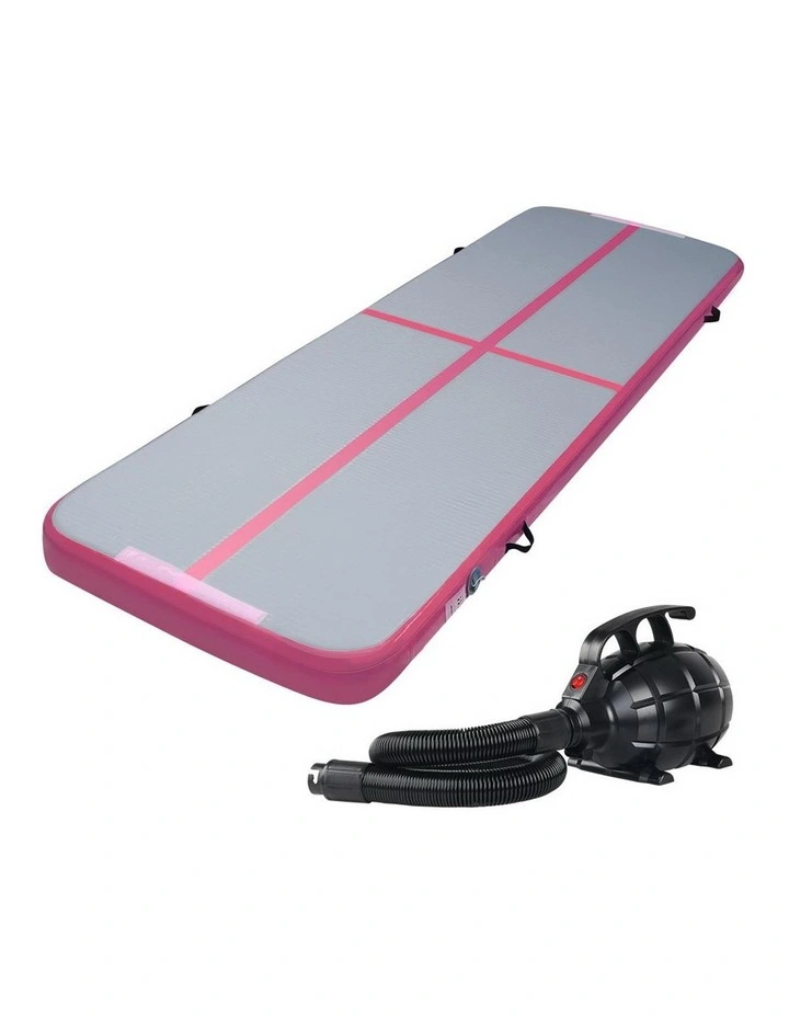 GoFun 3X1M Inflatable Air Track Mat with Pump Tumbling Gymnastics Pink