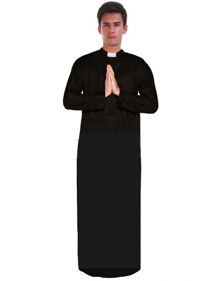 Priest Father Costume in Black