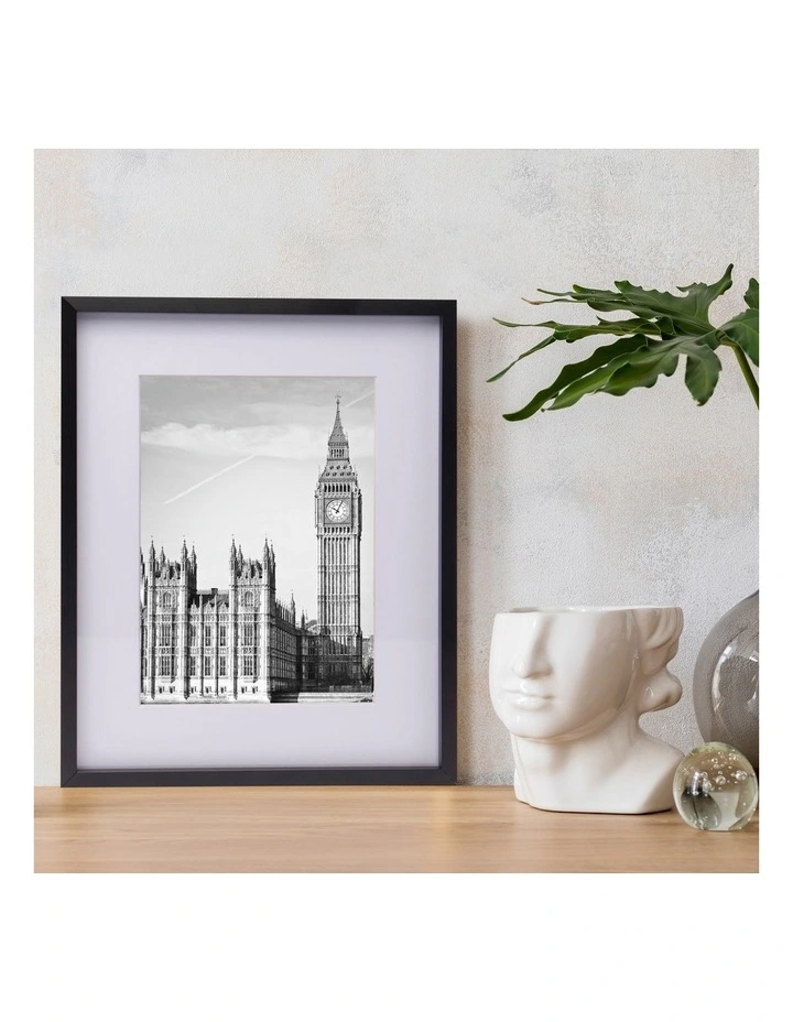 Set of 2 8x10 Matt to 5x7 Photo Frames in Black