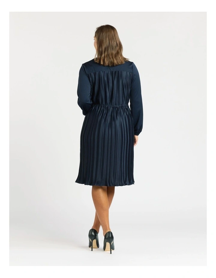 Katerina Jersey Dress in Navy