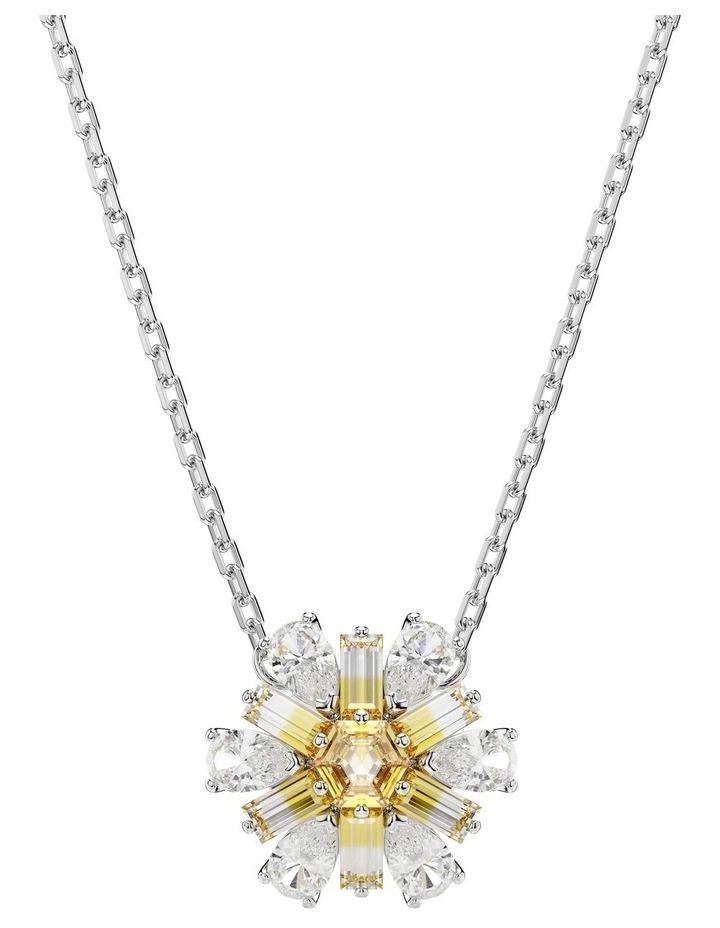 Idyllia Pendant Flower Rhodium Plated in Yellow