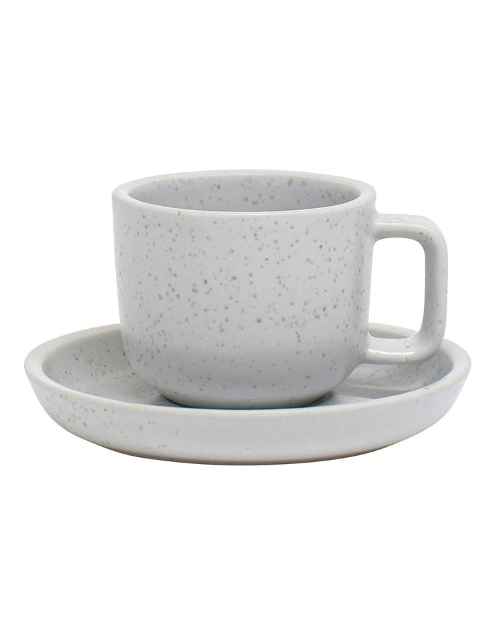 11.5cm Industry Espresso Cup And Saucer in White