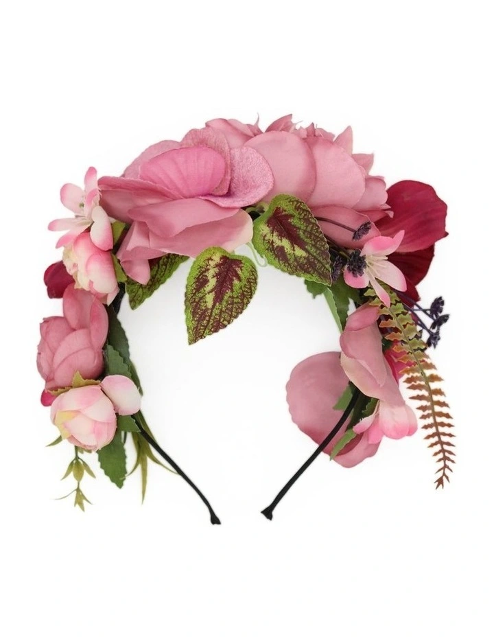 Dori Fascinator in Hot Pink