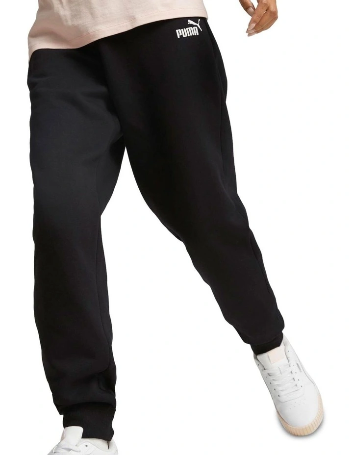 ESS+ Embroidery Pants in Puma Black