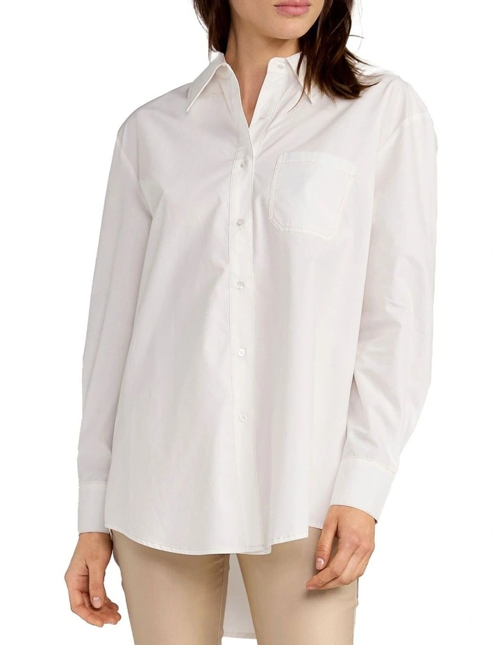 My Girl Oversized Shirt in White