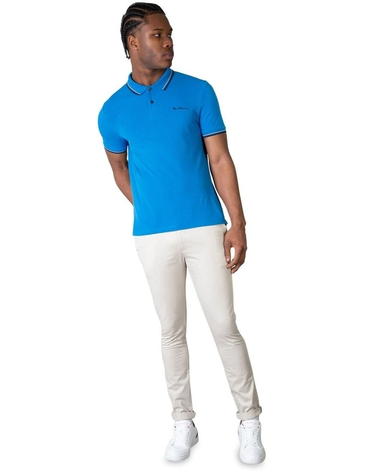 Signature Polo Shirt in Blue