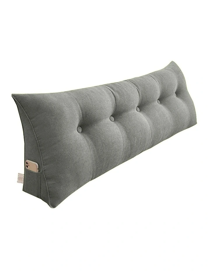 Triangular Wedge Pillow 180cm in Grey