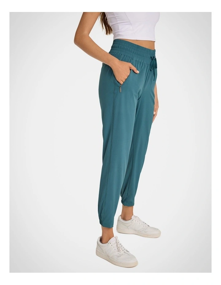 Flex Full Length Pull Up Pants in Fern