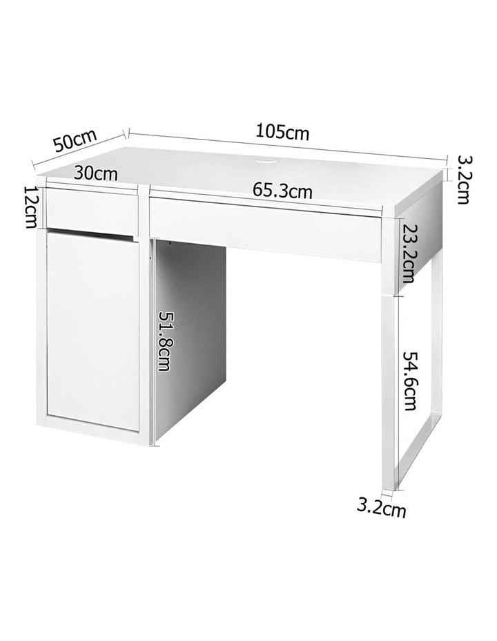 Metal Desk With Storage Cabinets