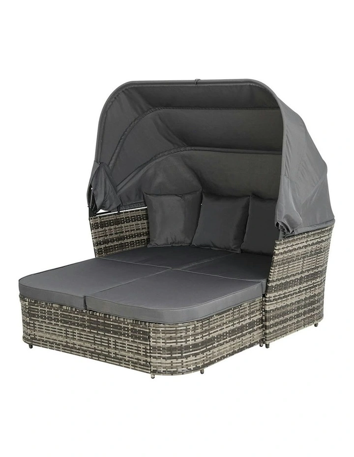 Square Outdoor Day Bed in Multi