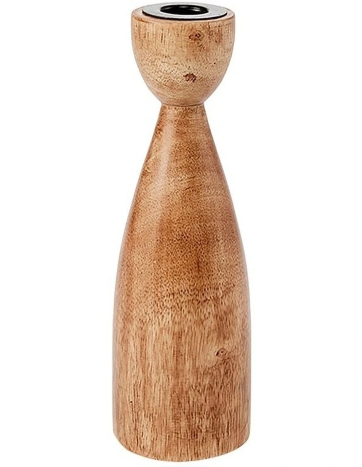 Marla Taper Candle Holder Short in Natural