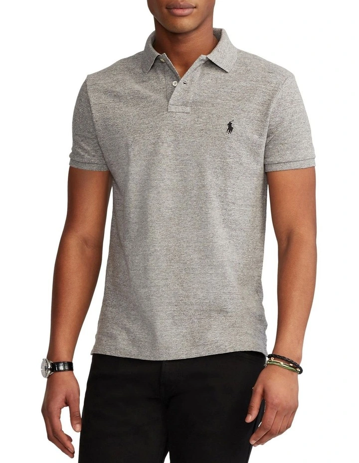 Custom Slim Fit Mesh Polo Shirt
