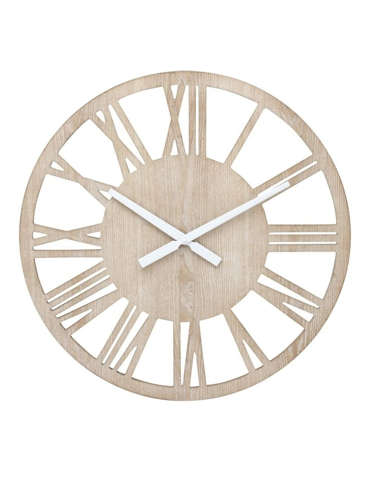 Leon 60cm Wall Clock White