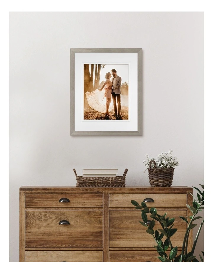 Australia Made Timber Collage Photo Frame 11x14"/8x10" in Stone Ash