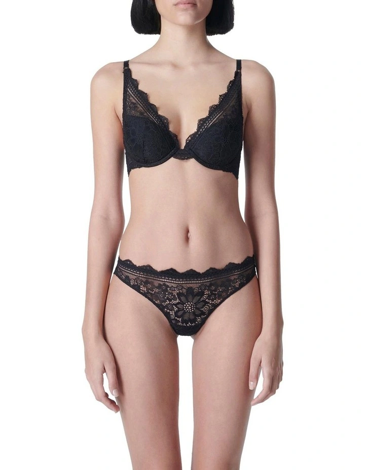 Freesia Tanga Brief In Black