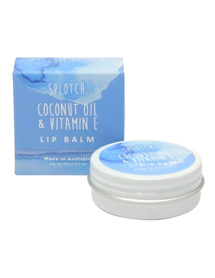 Splotch Coconut Oil & Vitamin E Lip Balm 20g
