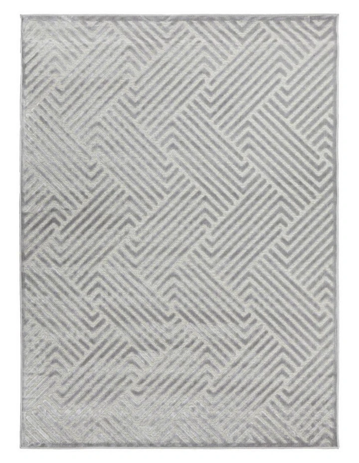 York Cindy Rug in Silver