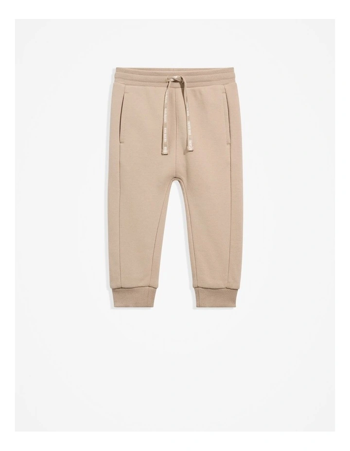 Soft Touch Track Pant in Mushroom