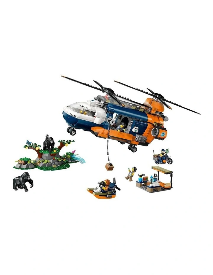 City Jungle Explorer Helicopter at Base Camp 60437
