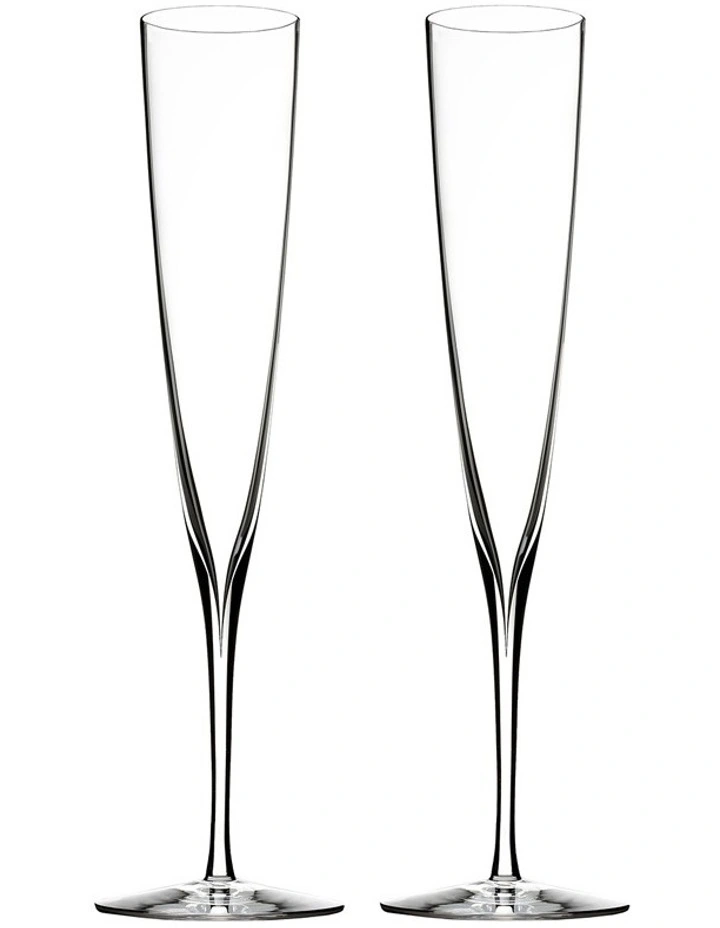 Elegance Champagne Set of 2 Trumpet Flute