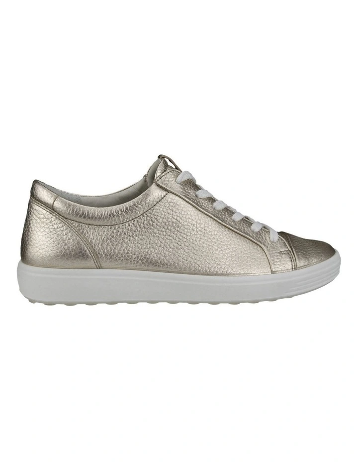 Soft 7 Leather Sneaker in Gold