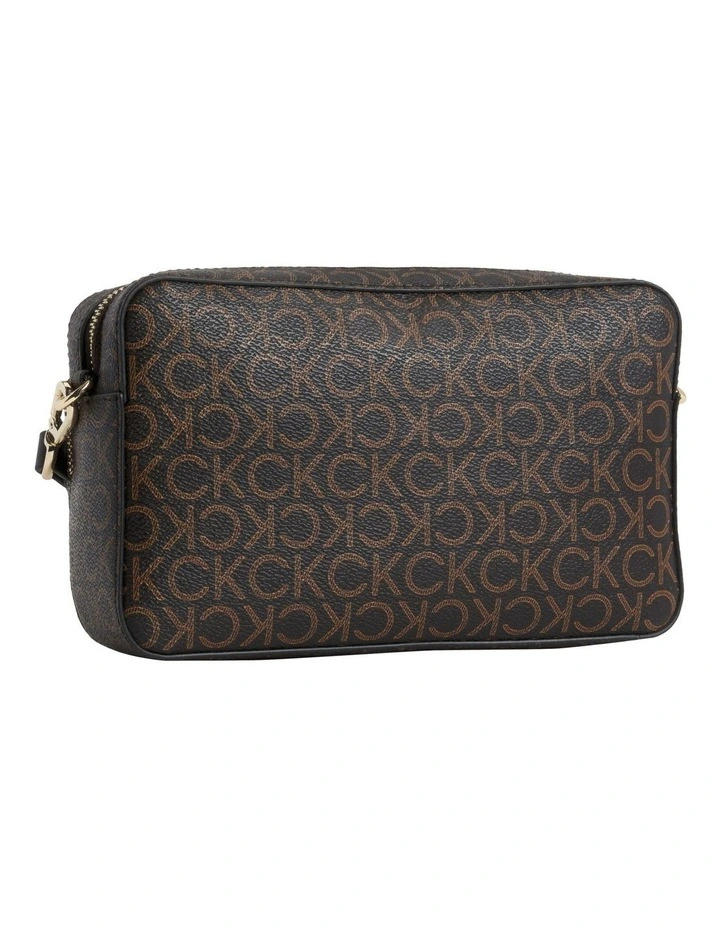 Logo Crossbody Bag in Brown