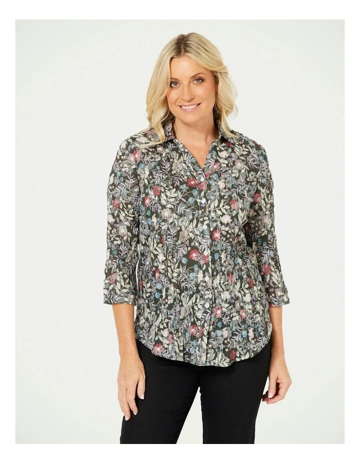 Roy Crush Button Through Shirt in Assorted