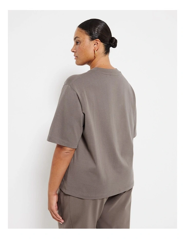 Modern Tee in Mouse