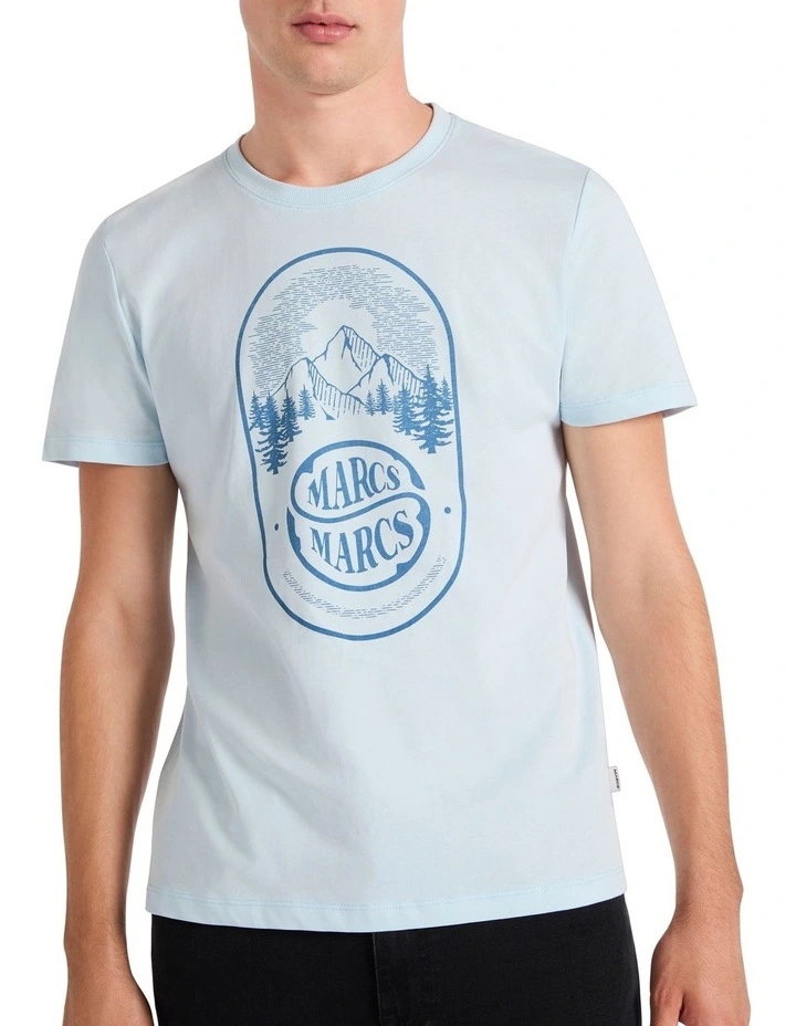 Cotton Tee in Ice Water