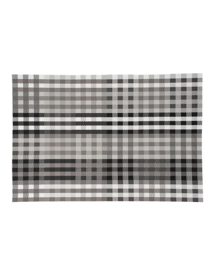 Table Accents Placemat 45x30cm in Light Grey Check