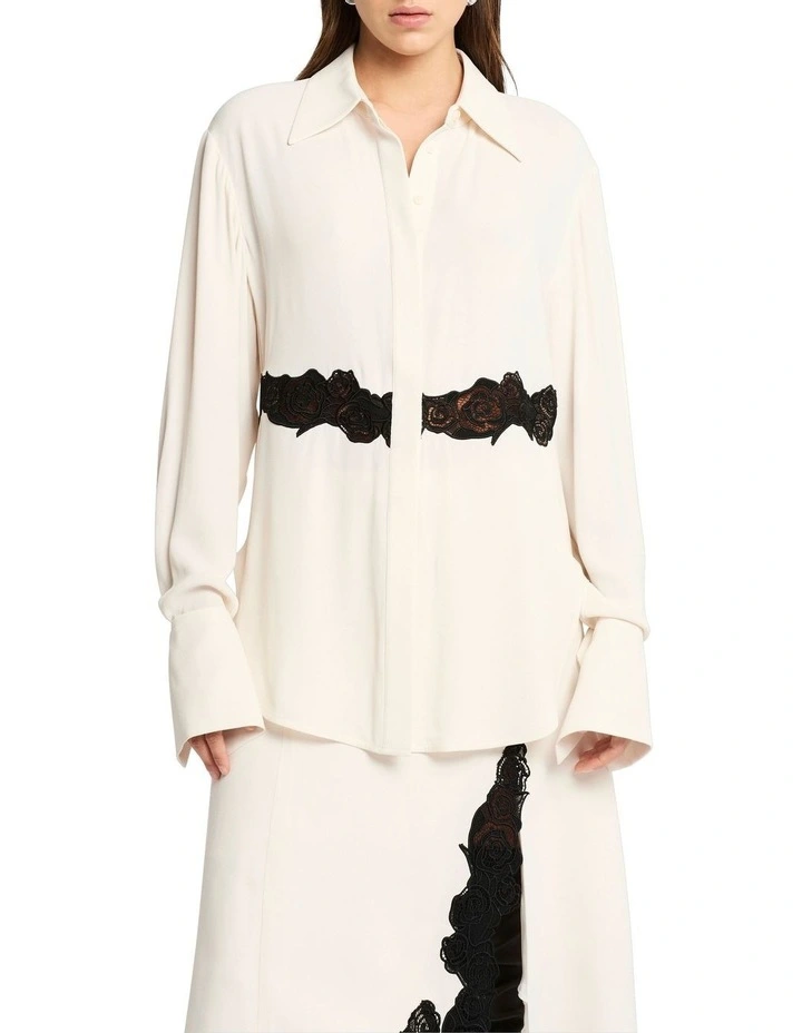 Pirouette Shirt in Ivory