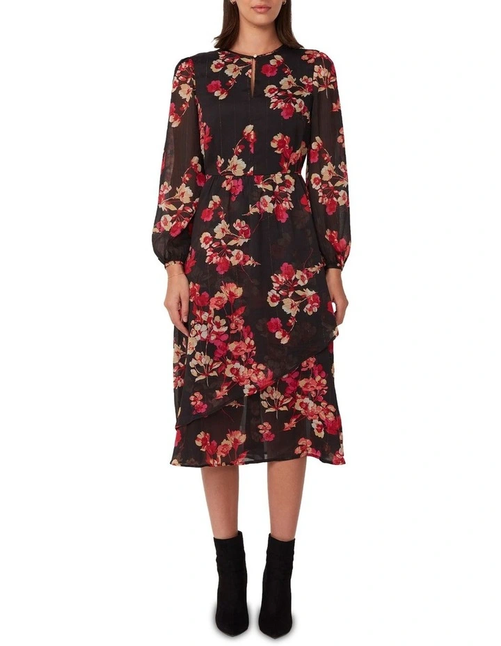 Primavera Floral Dress in Multi