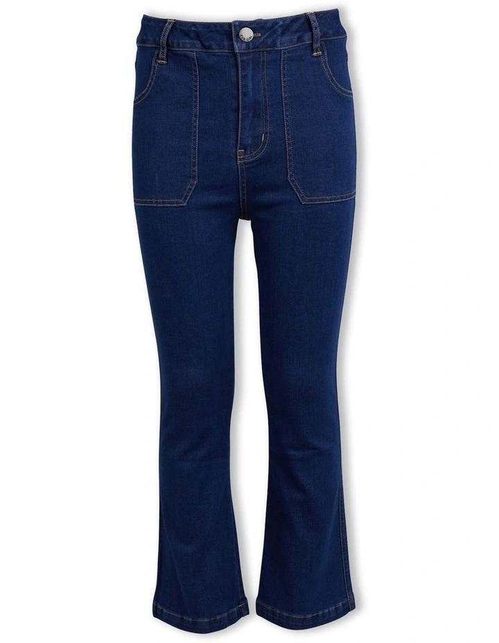 Jackie Flare Jeans (8-16 Years) in Denim