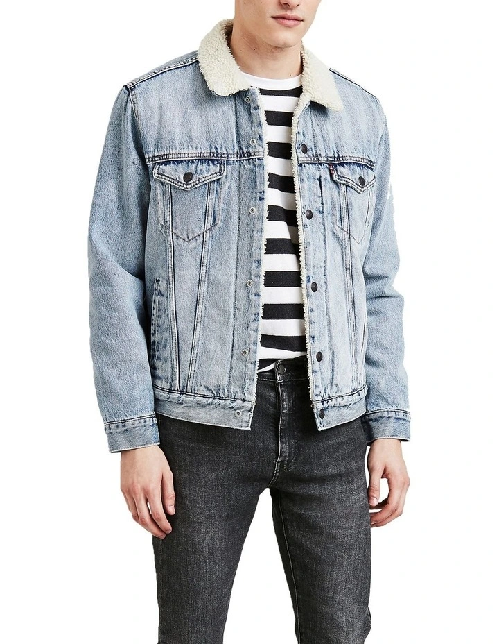 Sherpa Trucker Jacket in Stonebridge