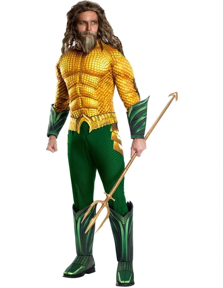 Aquaman Deluxe Dress Up Costume in Two Tone